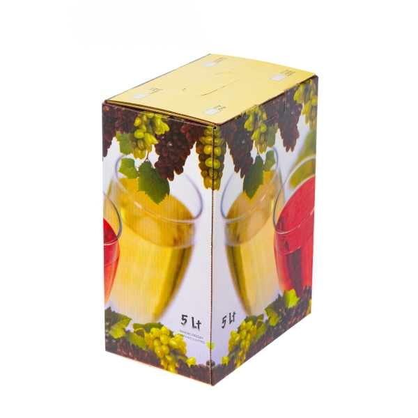 Χαρτοκιβώτιο Ασκού 5 Λίτρων 18 x 12,3 x 25,2 Τρίφυλλο