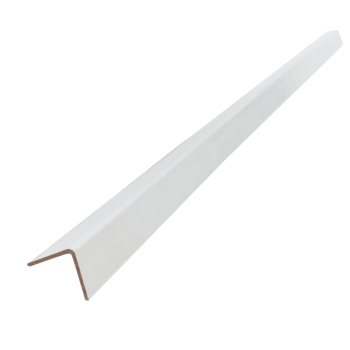 Γωνία χάρτινη λευκή 45*45*4*1800mm Υδράντοχη