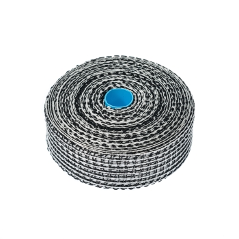 Δίχτυ κρέατος βαμβακερό 3-16 λευκό-μαύρο 50m