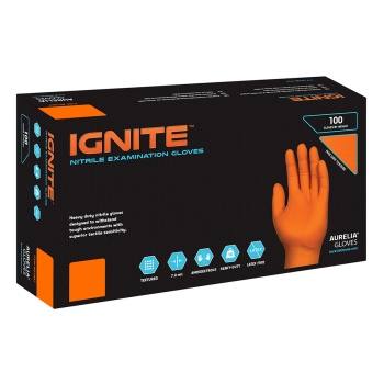 Γαντια Νιτριλίου Ignite large 100τμχ.