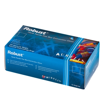 Γάντια νιτριλίου Robust μπλέ X-large(100τμχ.)