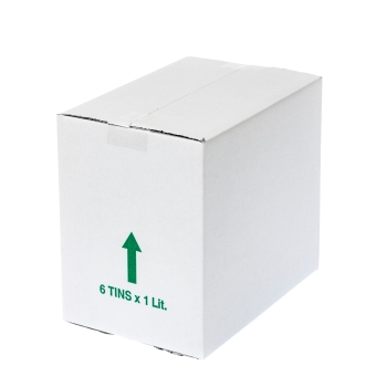 Χ/Κ 25,2*16,8*22,5cm 3φ 6*1Lt tins round λευκό