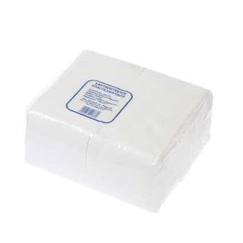 Χαρτοπετσέτες velvet λευκές 30*30cm 500φύλλα