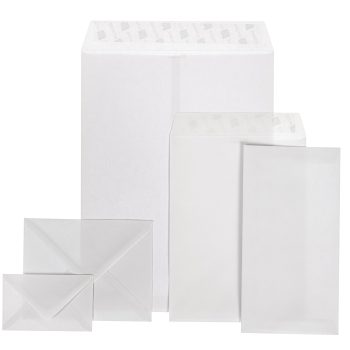 Φάκελος λευκός 11,4*22,3cm αυτοκόλλητος