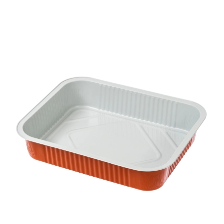 Σκεύος αλουμινίου Smooth Wall Alu Keram-λευκό 3600cc