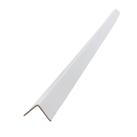 Γωνία χάρτινη λευκή 45*45*4*1350mm Υδράντοχη