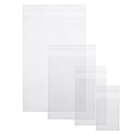 Σακουλάκι πολυπροπυλενίου με αυτοκόλλητο κλείσιμο 4*5,5cm (100αδα)