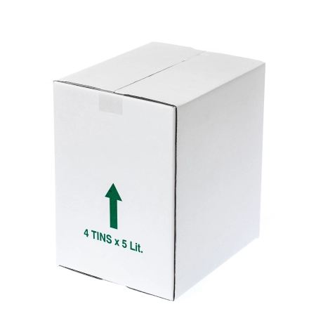 Χ/Κ 30,4*24*33,5cm 3φ 4*5lt tins λευκό