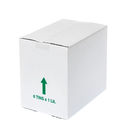 Χ/Κ 25,2*16,8*22,5cm 3φ 6*1Lt tins round λευκό